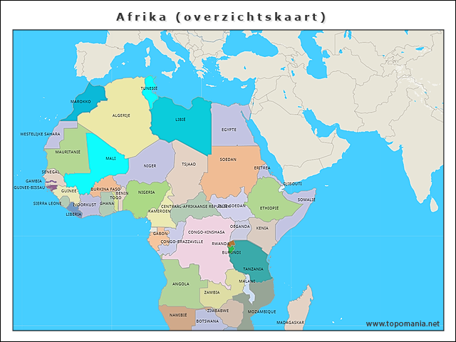 afrika-(overzichtskaart)