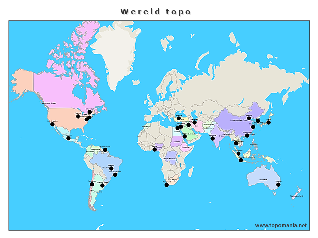 wereld-topo