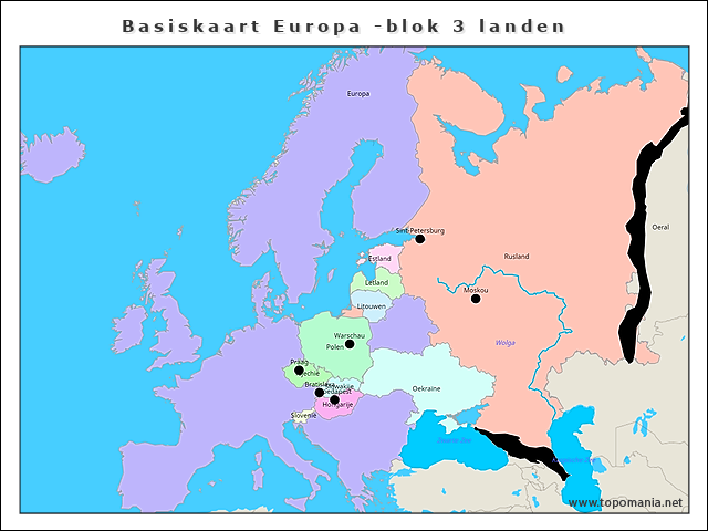 basiskaart-europa-blok-3-landen