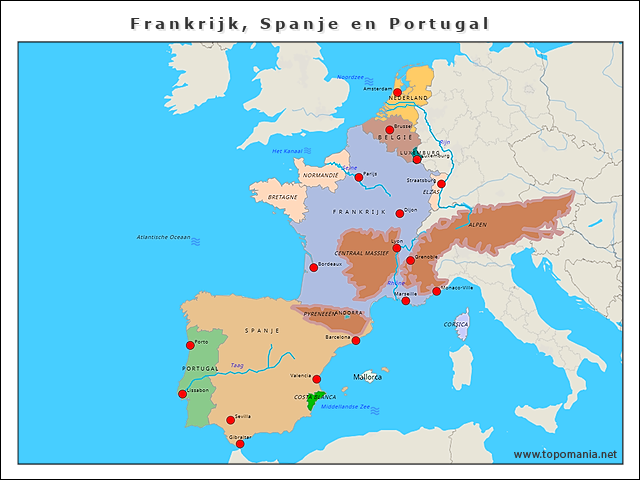 frankrijk-spanje-en-portugal