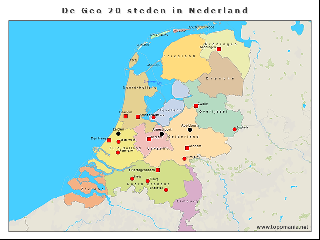 de-geo-20-steden-in-nederland