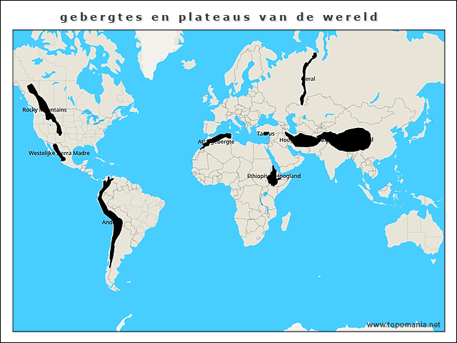 gebergtes-en-plateaus-van-de-wereld