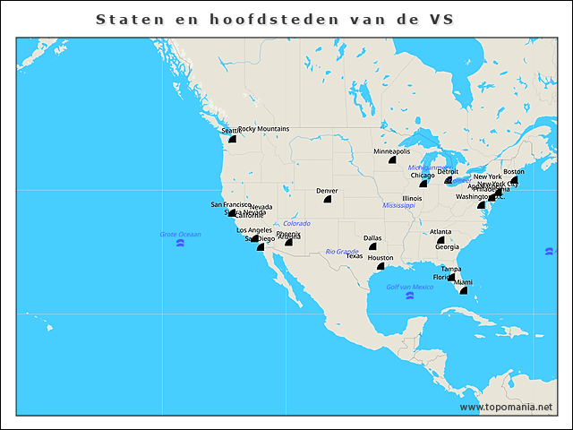 staten-en-hoofdsteden-van-de-vs