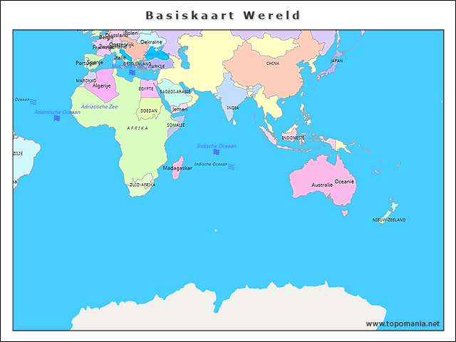 basiskaart-wereld