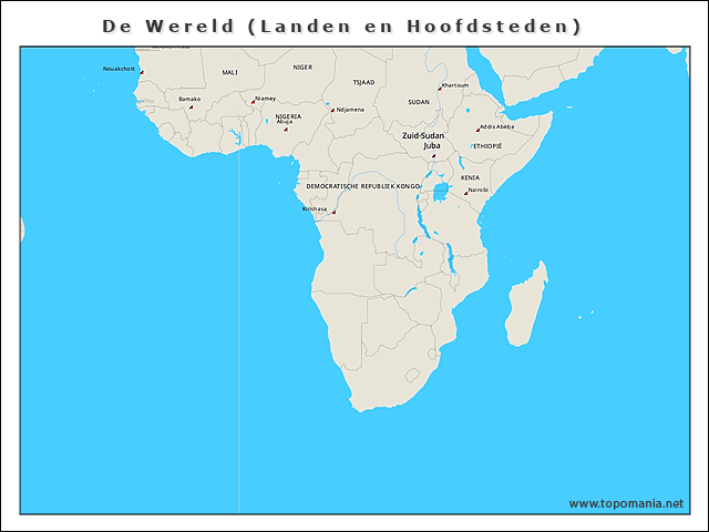 de-wereld-(landen-en-hoofdsteden)