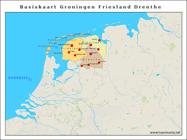 basiskaart-groningen-friesland-drenthe