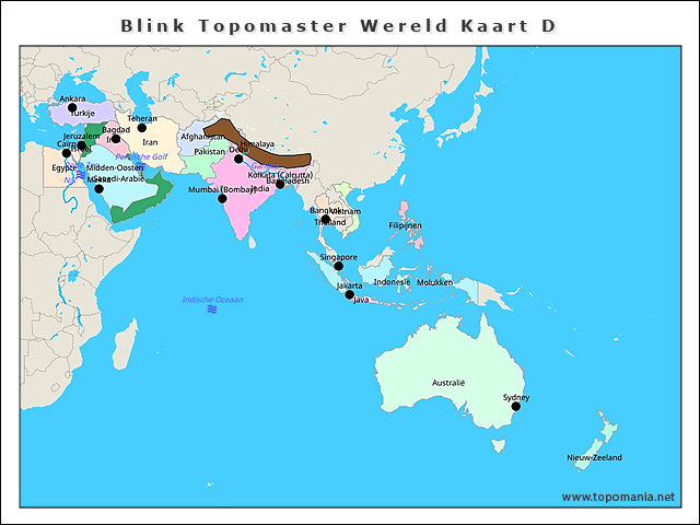 Topografie Blink Topomaster Wereld Kaart D Topomania Net