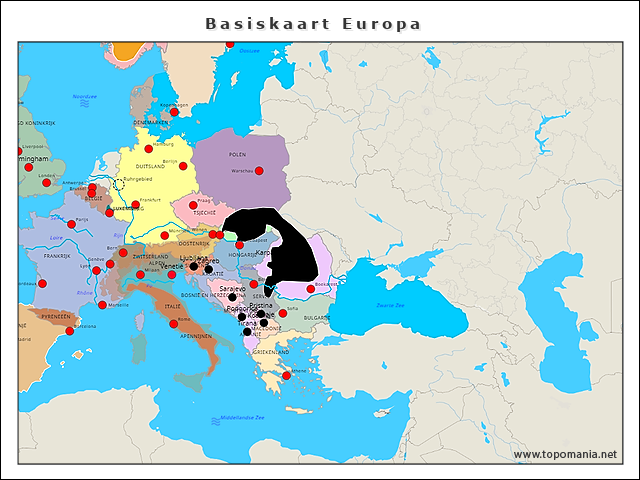 basiskaart-europa