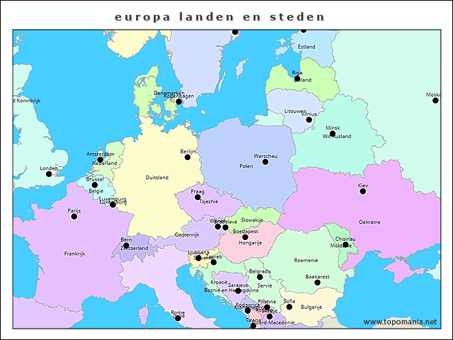 europa-landen-en-steden