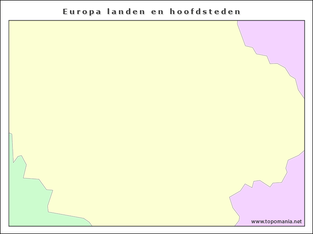 europa-landen-en-hoofdsteden