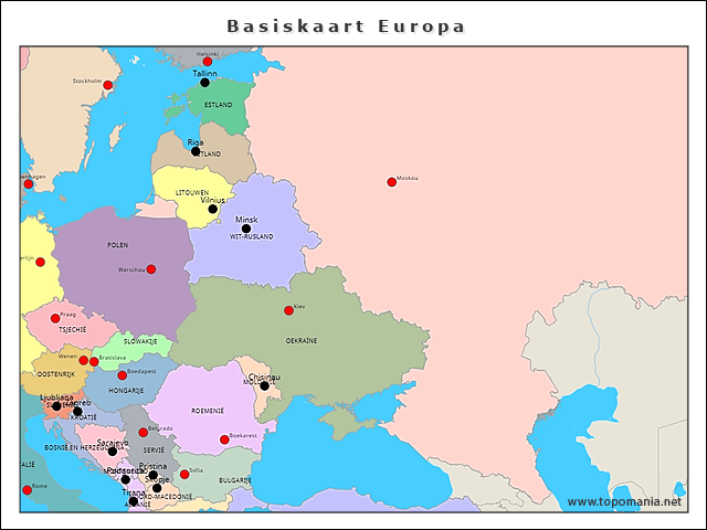 basiskaart-europa