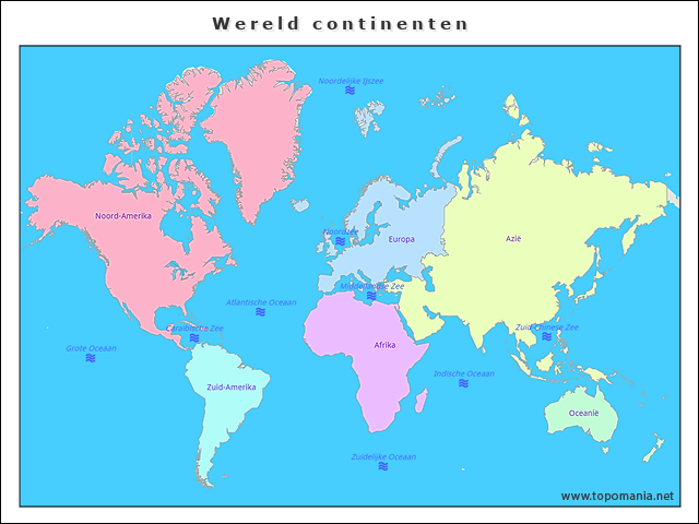 continenten-oceanen-en-zeeen