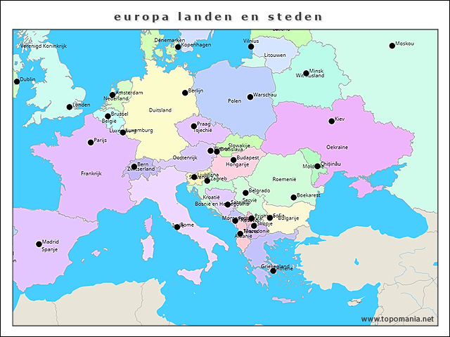 europa-landen-en-steden