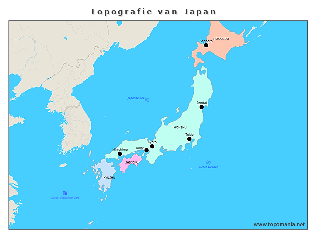 topografie-van-japan