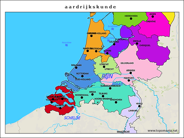 aardrijkskunde-nederland