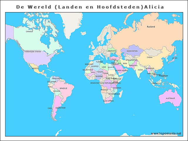 de-wereld-(landen-en-hoofdsteden)alicia