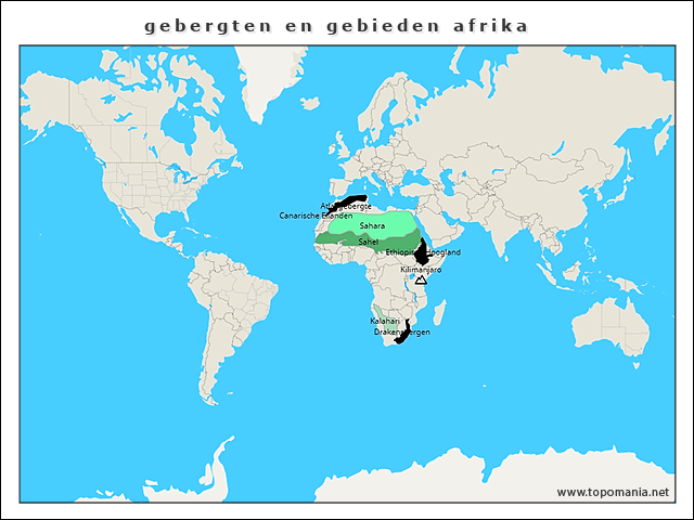 gebergten-en-gebieden-afrika