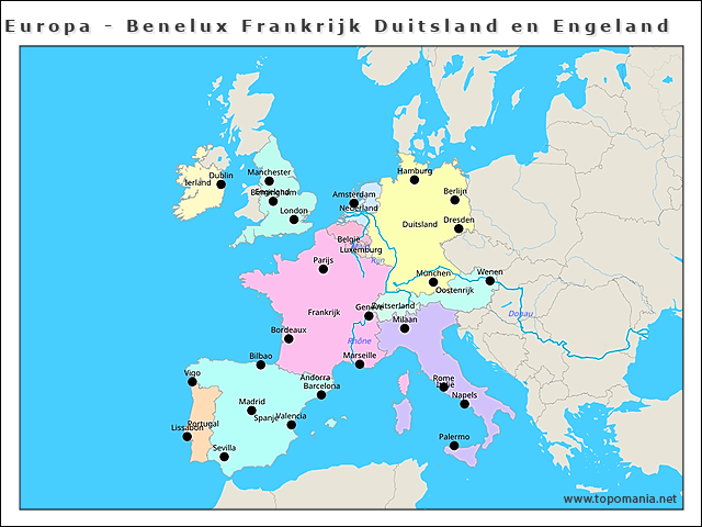 europa-benelux-frankrijk-duitsland-en-engeland-