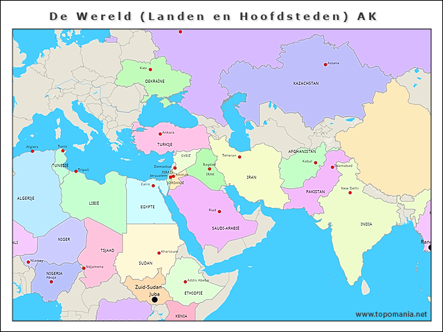 de-wereld-(landen-en-hoofdsteden)-ak