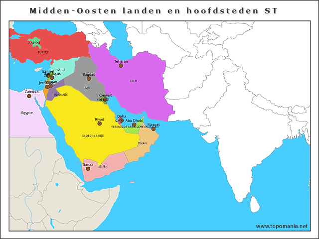 midden-oosten-landen-en-hoofdsteden-st