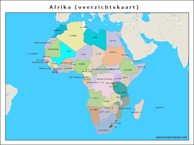 afrika-(overzichtskaart)