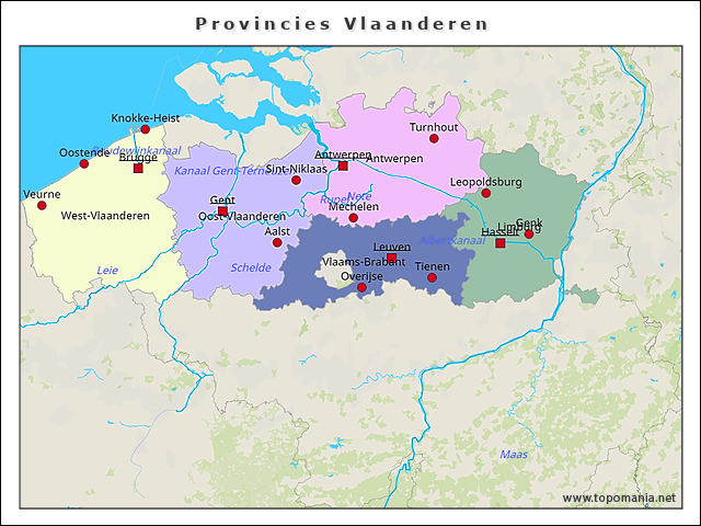 provincies-vlaanderen