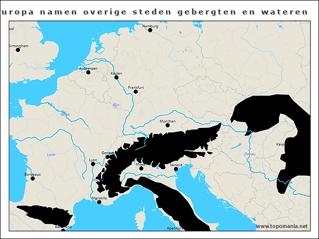europa-namen-overige-steden-gebergten-en-wateren