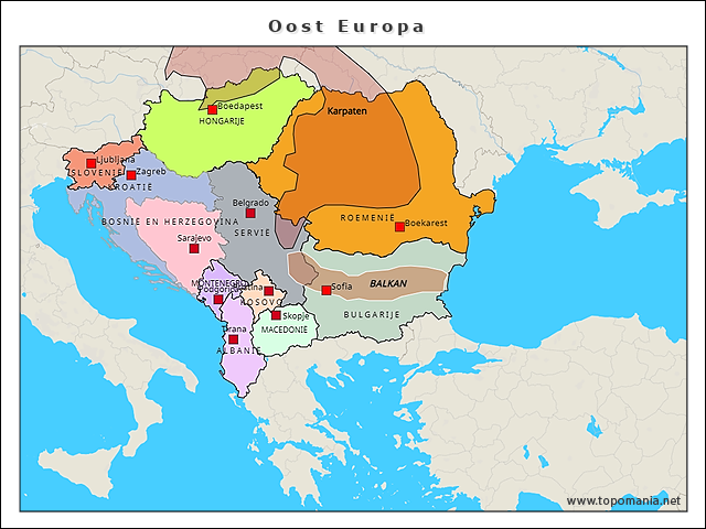 Topografie Oost Europa Topomania Net