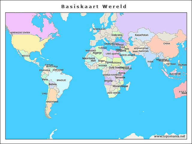 basiskaart-wereld