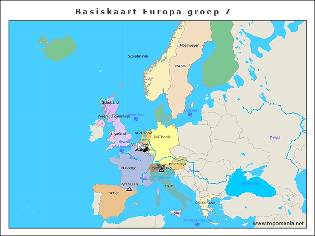 basiskaart-europa-groep-7