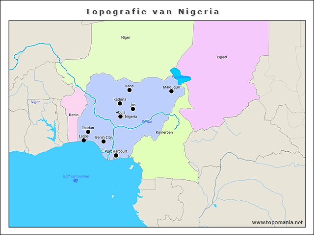 topografie-van-nigeria