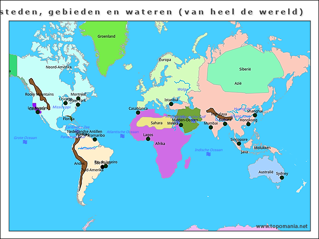 steden-gebieden-en-wateren-(van-heel-de-wereld)