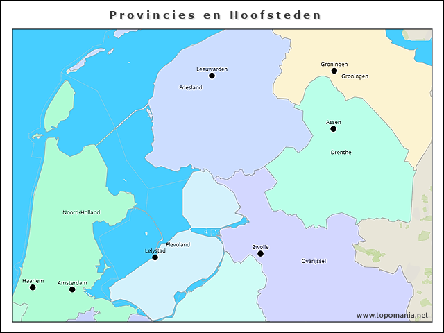 provincies-en-hoofsteden