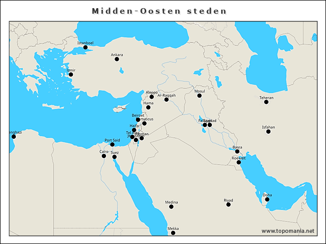 midden-oosten-steden