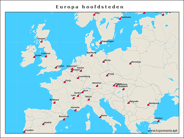 europa-hoofdsteden