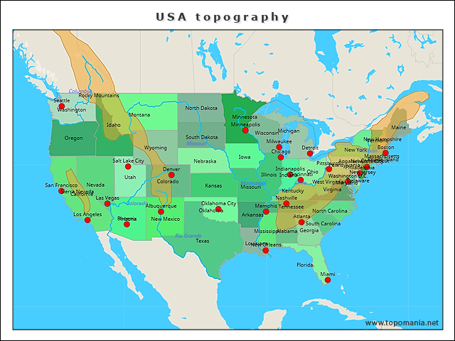 usa-topography