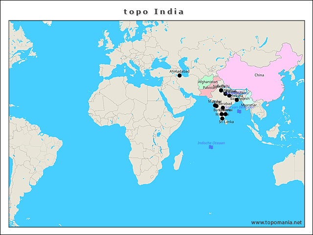 topo-india