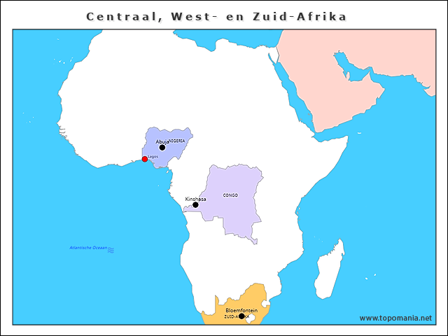 centraal-west-en-zuid-afrika