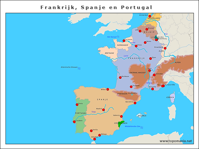 frankrijk-spanje-en-portugal