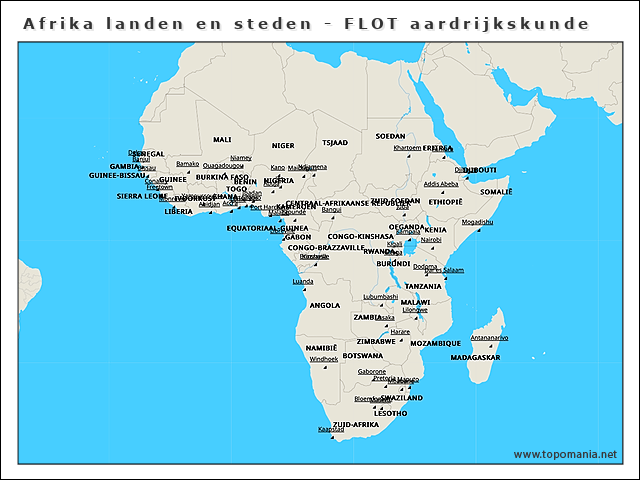 afrika-landen-en-steden-flot-aardrijkskunde