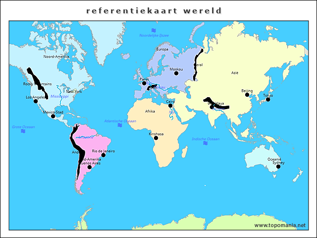 referentiekaart-wereld