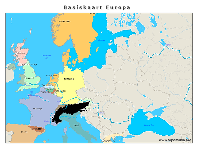 basiskaart-europa