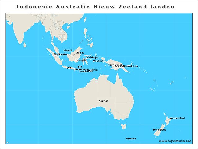 indonesie-australie-nieuw-zeeland-landen