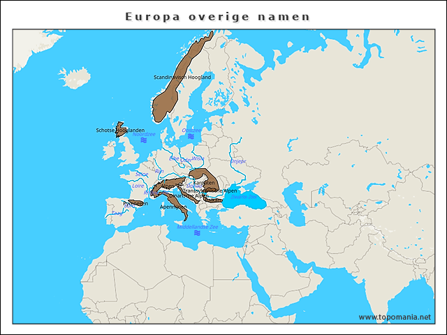 europa-overige-namen