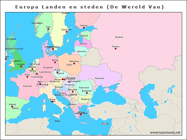 europa-landen-en-steden-(de-wereld-van)