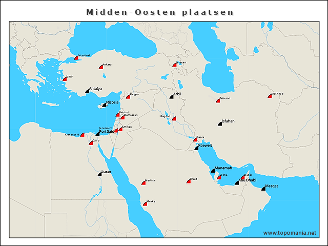 midden-oosten-plaatsen