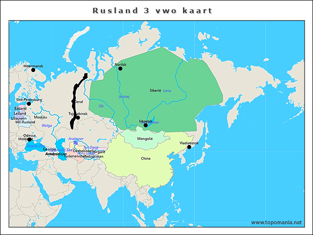 rusland-3-vwo-kaart