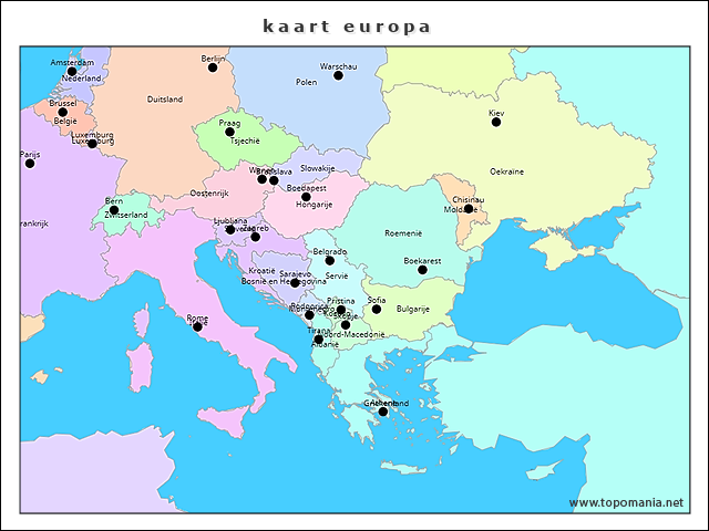 kaart-europa