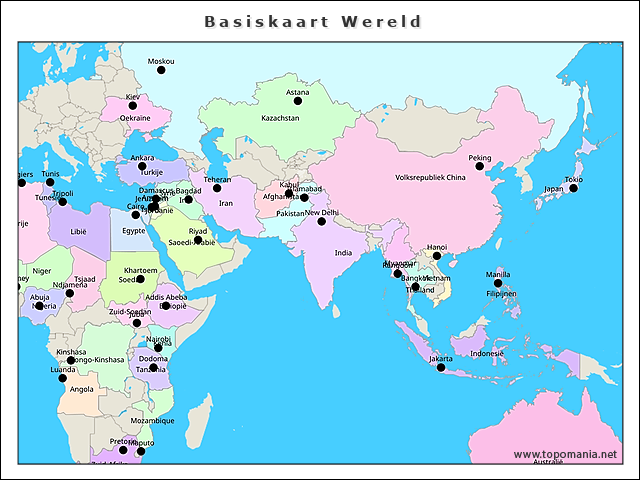 basiskaart-wereld