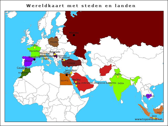 wereldkaart-met-steden-en-landen